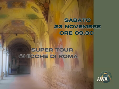 📍[Urban Trek] 23 novembre (sab) * Super Tour di chicche di Roma